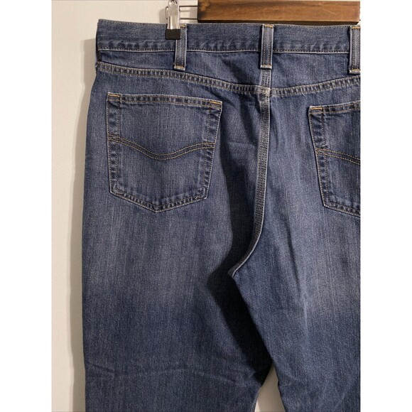 Carhartt Jeans Men's 38x32 Blue Relaxed Fit Straight Leg Mid Rise Zip Fly B18 - Picture 8 of 13